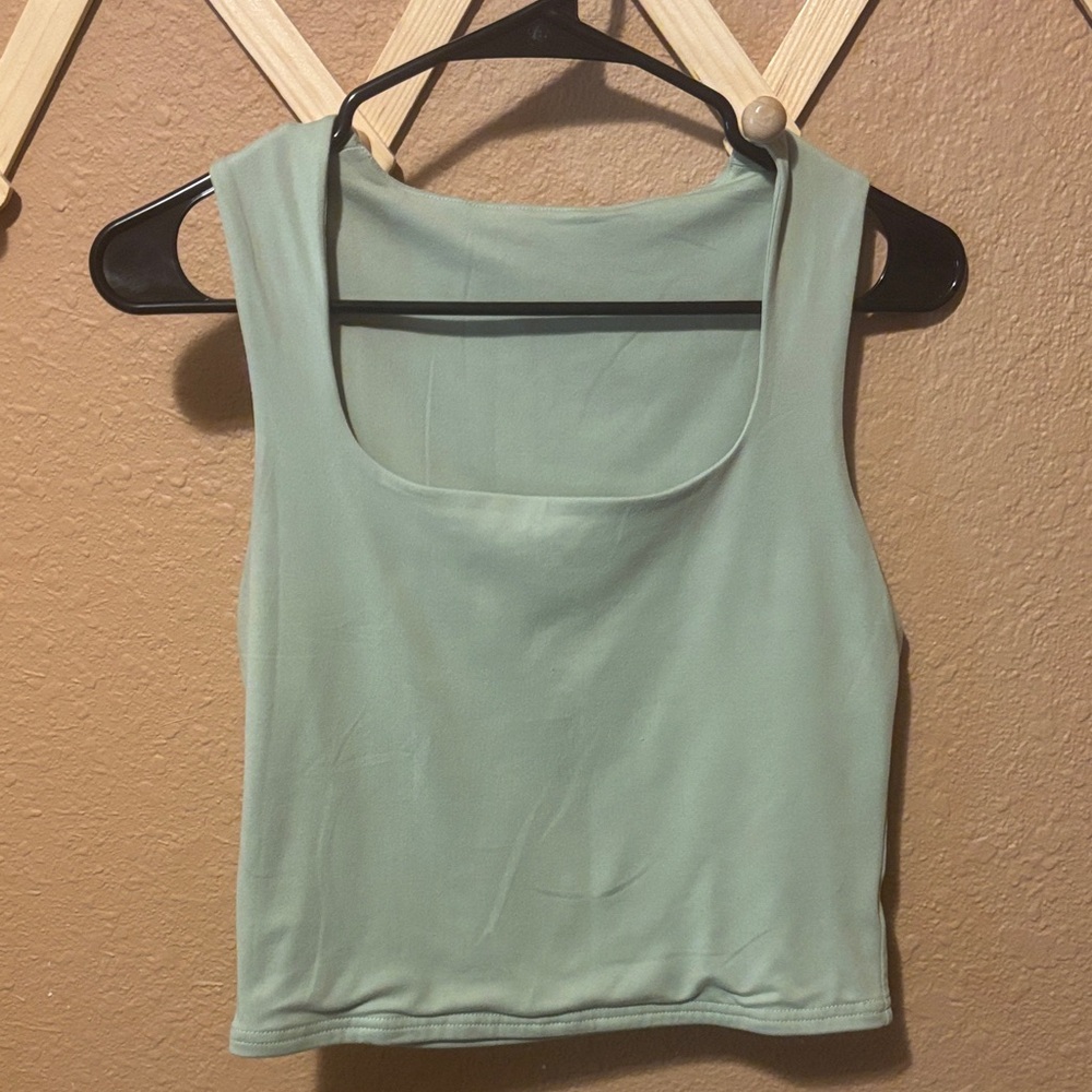 Mint Green Sleeveless Top